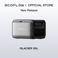 EcoFlow GLACIER Classic 35L/45L/55L Portable Fridge Freezer, 43H Cooling Car Refrigerator, Battery P