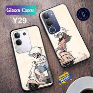Softcase Glass For VIVO Y29 (4G) & VIVO Y29 (5G) - Case Handphone For VIVO Y29 (4G) & VIVO Y29 (5G) 