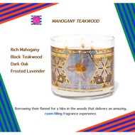 AUTHENTIC ✅ MAHOGANY TEAKWOOD Candles 3 Wick Candle Bath and Body Works 3 Wick Candle 411g