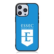 Case iphone 16 15 14 13 12 11 Mini Plus Pro Max Rubber Custom ESSEC Business School Singapore