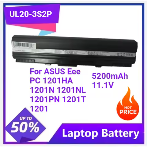 UL20-3S2P Laptop Battery For ASUS Eee PC 1201HA 1201N 1201NL 1201PN 1201T 1201HA 1201N UL20A UL20A-A