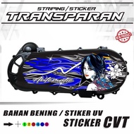 CVT POLET TRANSPARENT UV STRIPING STICKER/ CVT BLOCK MOTORCYCLE VARIATIONS