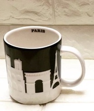 法國星巴克 STARBUCKS 巴黎 Paris 浮雕城市杯 馬克杯