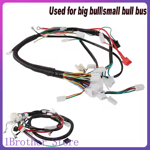 Complete Electrical Wiring Harness For GY6 Engine Big Bull Small Quad ATV Off Road Buggy Replacement