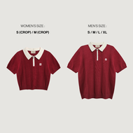 KINS 19 STUDIO | KINS Knit Zip Polo - Festive Glow Edition เสื้อโปโลคินส์ (KN142)