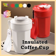 Insulated Coffee Cup 316 Stainless Steel Thermal Mug Coffee Cup Coffee Mug with Lid Vacuum Flask