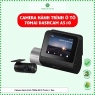 70mai A510 car dash cam international version 4MP image quality front and rear GPS km/h speed warnin