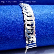 👉925 silver bangle for men  *Rantai tangan Lipan Perak sesuai untuk lelaki@925纯