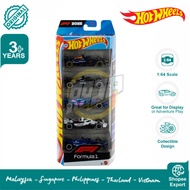 Hot Wheels Formula 1 Vehicle 5-Pack – 2025 Livery F1