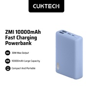 ZMI Power Bank Mini Powerbank 10000mAh Capacity Multi-port 20W Max Compact Powerbank Portable Travel Blue/Pink Color