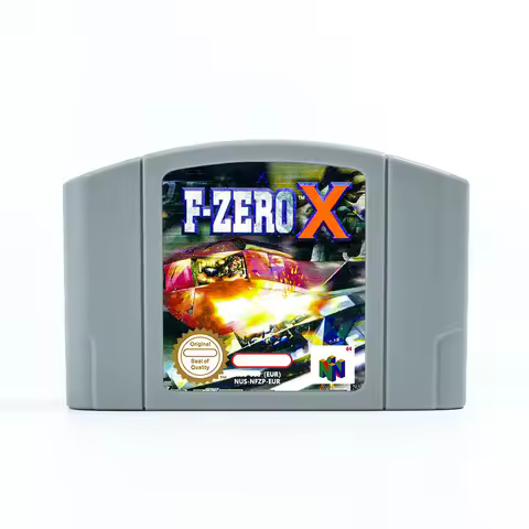 F-Zero X Game Cartridge for 64 Bit PAL EUR Consoles N64 Game Card