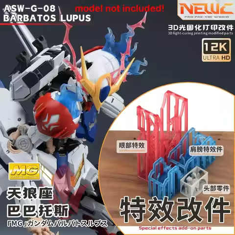 NewC Special Effects Add-on Parts Waist Modified Part Fixed-shaped Hands Metal Etched Sheets for MG1