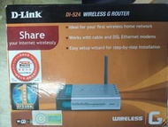 D-link wireless G router