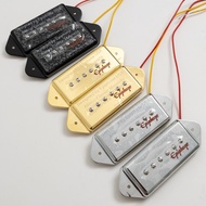 1 Set Epiphone Alnico 2 Pickups Low Gauss Iconic Sound P90 Dogear Style Pickup for Gibson SG/LP Elec