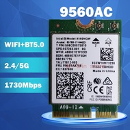9560NGW WiFi Card 1730Mbps Wireless AC 9560 Dual Band 2.4G+5G BT 5.0 802.11Ac M.2 CNVI 9560NGW Wirel
