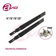 Avio Quality Push Open Full Extension Slide/ Drawer Slide/ Cabinet / Rail (DS NL72)