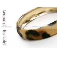 ~~ YAMMIE SHOP~I Love Super Real Horsehair Leopard Print Bracelet (ZSZ12)