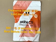清貨！(Best Before Ends March 2026) Myprotein 乳清蛋白粉 250g 包裝 (奶茶味) 全新 未開封 Myprotein Impact Whey Protein 