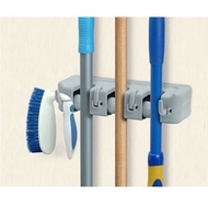 GANTUNGAN Broom Hanger 3slot hanging mop holder Broom holder mop holder Broom Hook