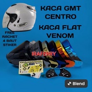 Gmt centro helmet visor | Flat visor venom helmet gmt centro