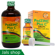 Pedzinc Plus  Vitamin C with Zinc Syrup 240ml, 120ml and 30ml Drops