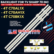 SHARP 70 INCH TV BACKLIGHT 4T-C70AL1X 4T-C70AH1X 4T-C70BK1X 4T LED BL LAMP 70_2X44_4014C REV.V0