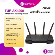 ASUS TUF Gaming AX4200 (TUF-AX4200) Dual Band WiFi 6 Gaming Router with Mobile Game Mode