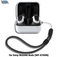 for Sony INZONE Buds (WF-G700N) Protective Case Simple Ice Crystal Transparent Earbuds Case