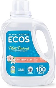 Earth Friendly Products Ecos Liquid Laundry Detergent, Magnolia & Lily, 100-Ounce Bottle