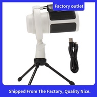 Live Streaming Microphone for Desktop Gaming Mobile Game RGB Dazzling Lighting USB Computer Karaoke 