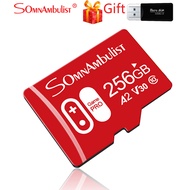 SomnAmbulist Micro SD Card 32GB 64GB High Speed Durable A2 Super Fast Performance 128GB 256GB Actual Capacity Mini TF Card