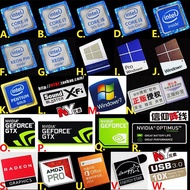 Stickers diy core 9th Generation 9th Generation core i5 i7 I9 win10 Laptop CPU Label Stickers