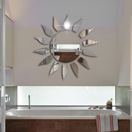 Cermin Matahari Stereo Akrilik Kreatif Pelekat Dinding, Aksesori Tidur, Hiasan Ruang Tamu, Jualan Panas