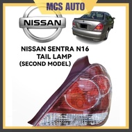 MCS Nissan Sentra N16 2005 Year Rear Tail Light Lamp With Chrome Trim Lampu Belakang