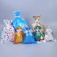 Drawstring Christmas Candy Bag Christmas Gift Bundle Pocket Christmas Wrapping Gift Bag