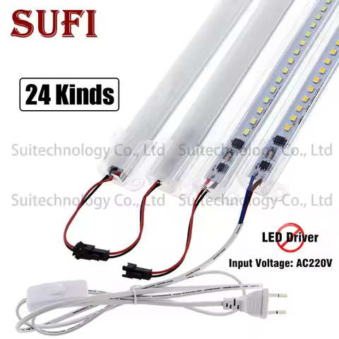 5pcs LED Tube AC 220V LED Bar Light High Brightness 20cm 30cm 40cm 50cm 60cm Energy Saving LED Fluor