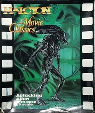 HALCYON 00134 電影經典 異形續集 攻擊中的異形 連 地台 拼裝模型 MOVIE CLASSICS ALIENS HAL14 1/9 ATTACKING ALIEN WITH BASE M