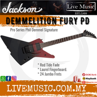 Jackson Pro Series Signature Phil Demmel Demmelition Fury Electric Guitar, Red Tide Fade