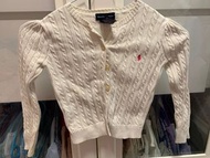Polo 3y冷衫 Ralph Lauren 米白色針織外套 童裝