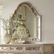 新古典鏡子裝飾鏡玄關鏡化妝鏡 壁飾掛鏡新古典后現代裝飾鏡子