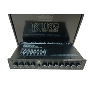 KING Car Audio 7 BAND Pre Amp Parametric Equalizer Control with Subwoofer Output
