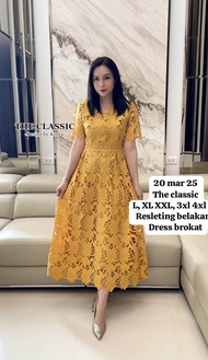 PREMIUM DRESS BROKAT BANGKOK THE CLASSIC KOREA DESIGN