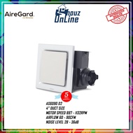 AIREGARD AIR VENTILATION EXHAUST FAN / AIR VENTINATOR AS6090 D2 SILVER