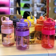Original Taiwan Green Bell BPA Free Drinking Water Bottle With Shoulder Strap And Straw 600ML-2500ML