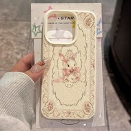 TPU Material Elegant Sweet Pink Bow Bunny Phone Case For Xiaomi Poco X7 Pro 5G X6 X5 F5 F6 F7 15T 14