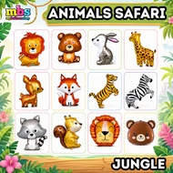 (Large Size) Animals Jungle Safari Woodland Creatures Theme Balloon Decoration