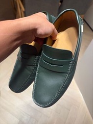 Oliver Cabell Green Leather Loafers