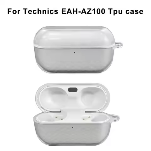 Soft Silicone Headphone Case For Technics EAH-AZ100 TPU Cover Shockproof And Anti Drop With A Hook P