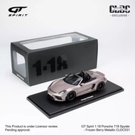 GT SPIRIT Porsche Porsche 718 SPYDER Ice Plum Chinese Version CLDC031 GTS