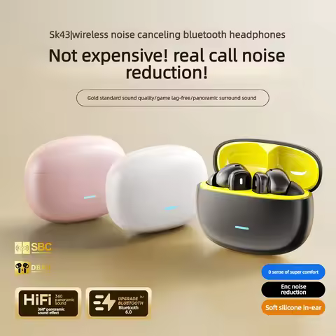 Wireless Bluetooth Earphones OWS Clip-on Earphone High Sound Earbuds Led Display Headphones Music Sp